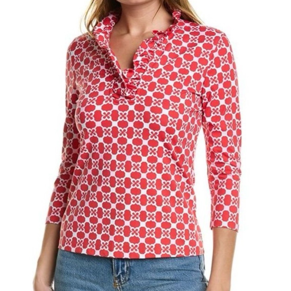 J. Mclaughlin Womens  Durham Catalina Cloth Top.